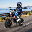 12V – barnmotorcykel med träningshjul Aprilia licensierad elmotorcykel – Röd