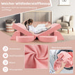 Moduluppbyggd – barnsoffa, leksoffa, modulsoffa med avtagbar klädsel – 105,5 x 101 x 48 cm – Rosa