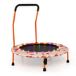 Barnstudsmatta – ministudsmatta med LED belysning ochamp; avtagbart handtag – Ø 92 cm – Orange