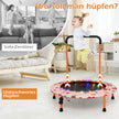 Barnstudsmatta – ministudsmatta med LED belysning ochamp; avtagbart handtag – Ø 92 cm – Orange