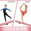 Balansbalk – Gymnastikträning Vikbar Slitstark Fitness – 2,1 m – Rosa