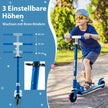 Barnskoter – hjulig med blinkande hjulstativ och Cruise Toddler Toy – 2 – Blå