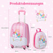 Resväska – set st Unicorn 16'' + 12'' ryggsäck – 2 – Rosa