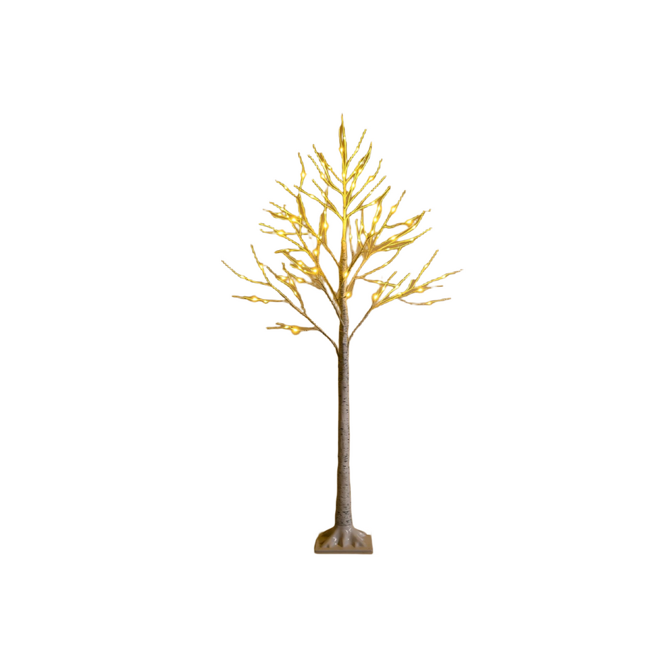 LED ljusträd – björkträd med varmvita – 150 cm – Vit