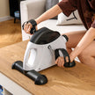 Mini – pedaltränare med LCD skärm Bärbar träningsmaskin för arm och benträning – Vit