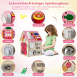 Lekstuga – för barn med sensoriska spel och förvaringsutrymme från år – 3 – Rosa