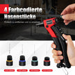 Handnitare – Heavy Duty manuell nitpistol med Nitverktygssats bärväska – 200 – Svart