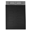 Goplus – dubbelsovsäck personer XL filt med kuddar – 2 2 220 x 150 cm – Svart