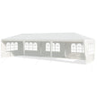 Paviljongtält – Trädgård med avtagbara sidoväggar – 5 3 x 9 m – Vit