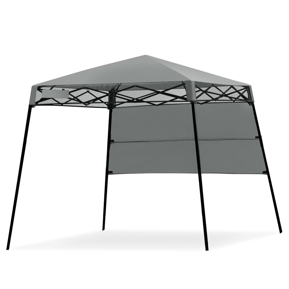 Trädgårdspaviljong – Trädgårdstält med väska Portabelt partytält – 181 x 181 x 210 cm – Grå