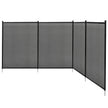 Poolstaket – barnsäkerhetsstaket poolsäkerhetsstaket dammstaket – 366 x 122 cm – Svart