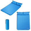 Campingmatta – med kudde personer självuppblåsande liggunderlag – 2 187 x 131 x 4 cm – Blå