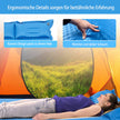 Campingmatta – med kudde personer självuppblåsande liggunderlag – 2 187 x 131 x 4 cm – Blå