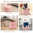 Oval – pall med halkfria fotkuddar Vadderade gjord av sherpa – 44 x 35 x 35 cm – Rosa