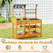 Mud – Kitchen Lekkök av gran med spisknoppar och diskbänk – Gul