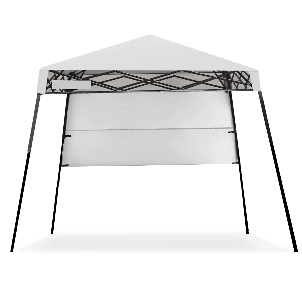 Trädgårdspaviljong – Trädgårdstält med väska Portabelt partytält – 181 x 181 x 210 cm – Vit