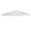 Paviljongersättningstak – Solskyddsöverdrag med kardborrefästen – 300 x 300 cm – Beige