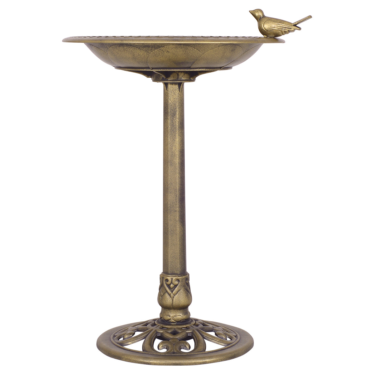 Fågelmatningsstation – Fågelmatare Fågelmatningsställ – 50 x 76 cm – Brons