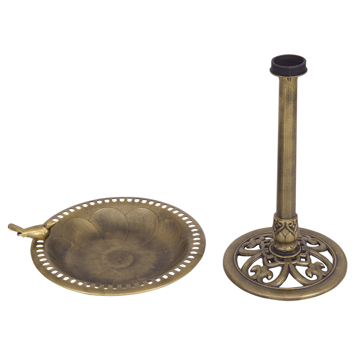 Fågelmatningsstation – Fågelmatare Fågelmatningsställ – 50 x 76 cm – Brons