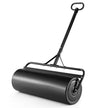 Metal – Lawn Roller Trädgårdsrulle för tillbehör Gräsrulle – 99 x 30 x 137 cm – Svart