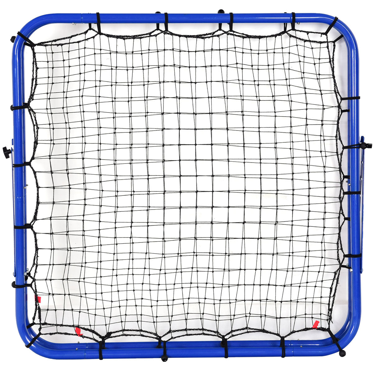 Rebounder – för fotboll med justerbara vinklar Dubbelsidig – 100 x 100 cm – Blå