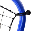 Rebounder – för fotboll med justerbara vinklar Dubbelsidig – 100 x 100 cm – Blå