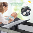i – babysäng med madrass och skötbord säkerhetsbälte speldosa hängande leksak – 5 1 – Grå