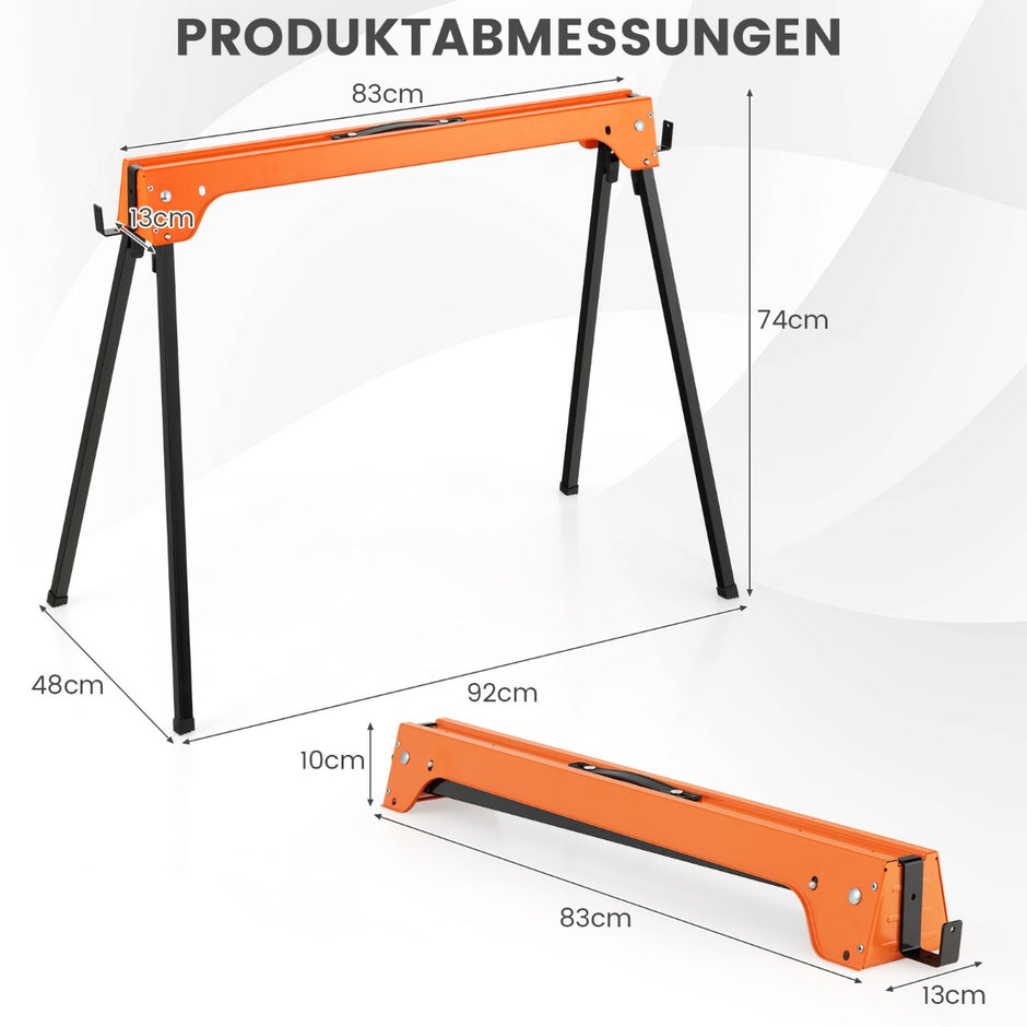 pack – Viksågar Kompakt elverktygsstativ Paket – 2 – Orange