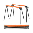 såghäst – arbetsbock hopfällbar ställningsbock upp till lastkapacitet – 2 x 500 kg 96,5 x 47 x 76 cm – Orange