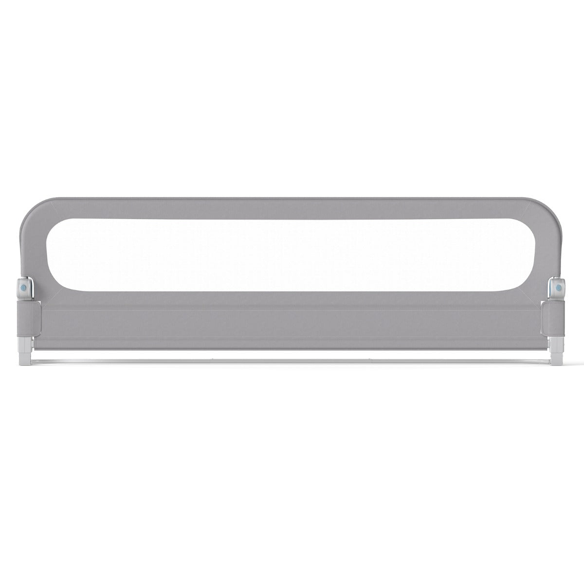 Vikbart – sängskydd med avtagbart Oxford överdrag, grått sängräcke – 198 x 60 cm – Grå