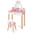 Sminkbord – för barn med pall Princess + – 60 x 34 x 103 cm – Rosa