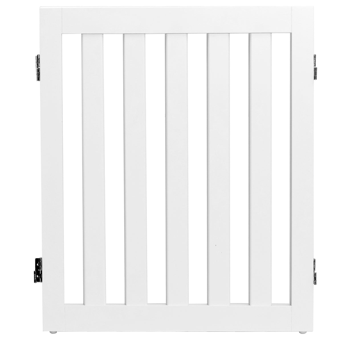 Hundspärr – Hög Skyddsport Trä Vikbar Paneler – 60 cm 2 – Vit