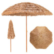 Parasoll – Långt Straw Paraply Natural – 243 cm – Natur