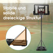 Basketstativ – Höjdjusterbar basketbåge med och hjul korgsystem för barn – 180-305 cm 2 – Svart