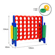 Connect – Four Game Wins Board Sets fyra i rad spel med jumboringar – 4 42 – Röd och blå