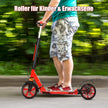 Kickscooter – Cityroller Bärrem Höjdjusterbar – Röd