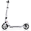 Kickscooter – med ringklocka och bärrem Roller höjdjusterbar hopfällbar – Vit