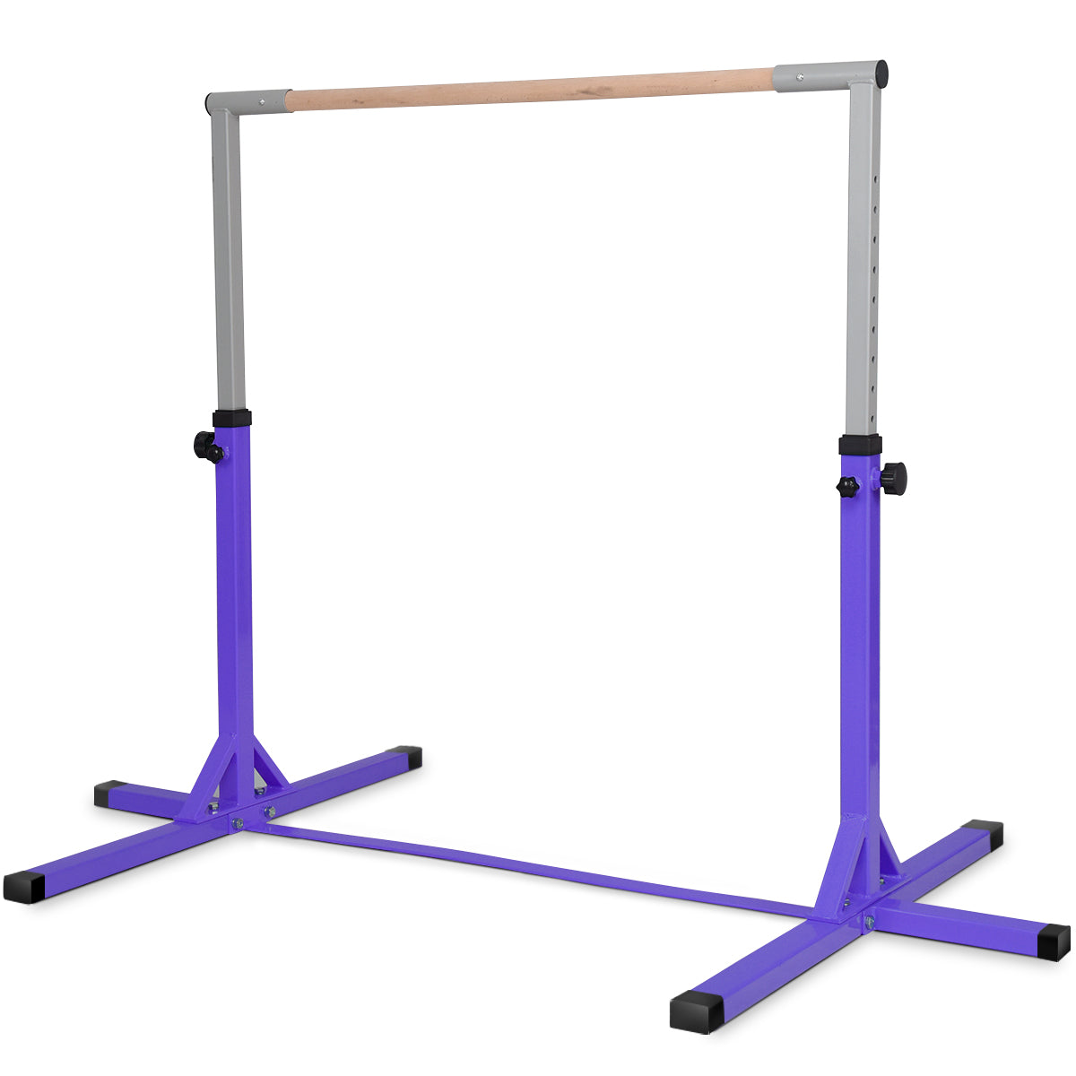 Gymnastik – Horisontell Stång Höjdjusterbar Heavy Duty Rosa/Blå/ – Lila