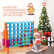 Fyra – i rad spel i med jumboringar Blå + – 42 120 x 42 x 104 cm – Orange