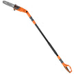 Elektrisk – stångsåg Hög beskärare Flervinklad stångkedjesåg med såghuvud – 212-286 cm – Orange