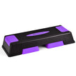 Höjdjusterbar – aerob stepper med nivåer fitness – 3 12 / 17 / 22 cm – Lila