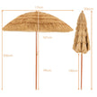 Parasoll – Rishalm Vit + – 175 cm – Beige