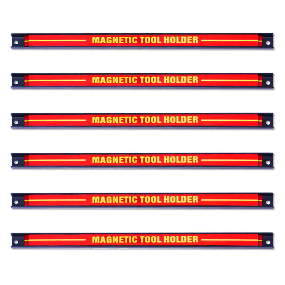 Magnetverktygshållare – Vägg Magnetremsa Set – 6 x 46 cm – Röd