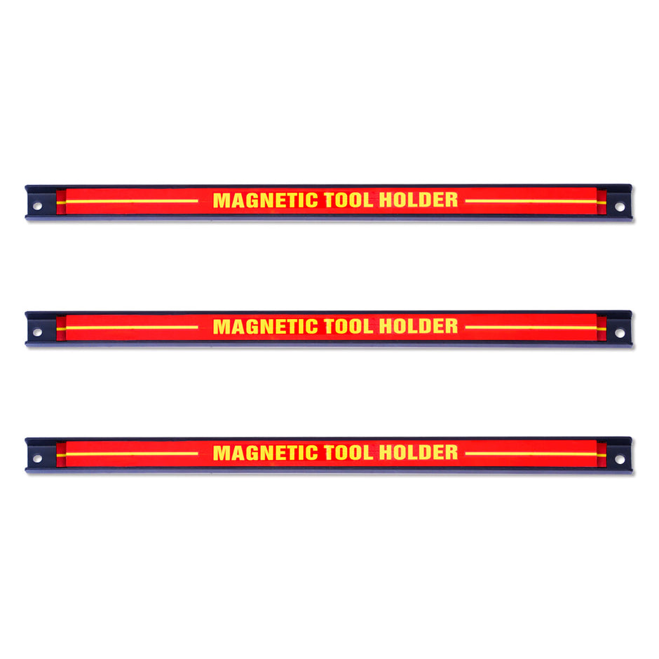 Magnetverktygshållare – Vägg Magnetremsa Set – 3 x 46 cm – Röd