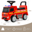 Barnbrandbil – licensierad Mercedes Benz skjutbil – 62 x 29 x 43 cm – Röd