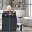 3L – 1000W Mini Ångbastu med Atomiseringsfunktion Hemmabastu – 78 x 87 x 101 cm – Svart