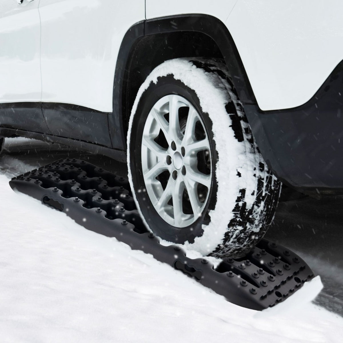 Sandplattor – Offroad delar Starthjälp Däckstege för sand/lera/snö – 2 107 x 31 x 7 cm – Svart
