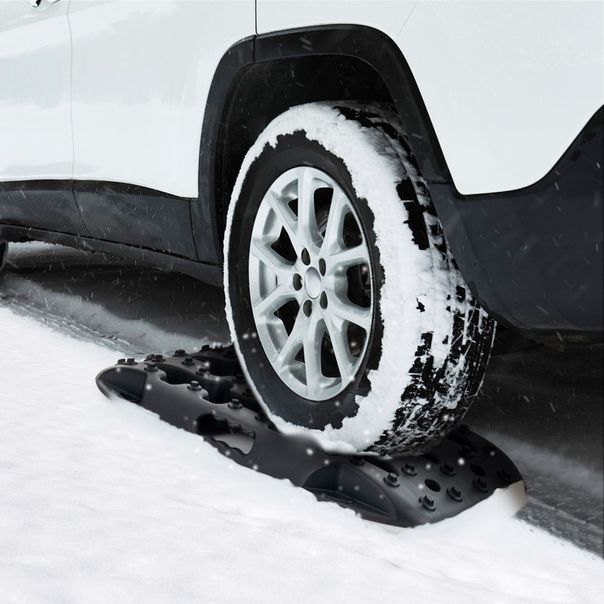 stycken – starthjälp sandplattor terrängdäckstege för sand/lera/snö ton – 2 10 – Svart