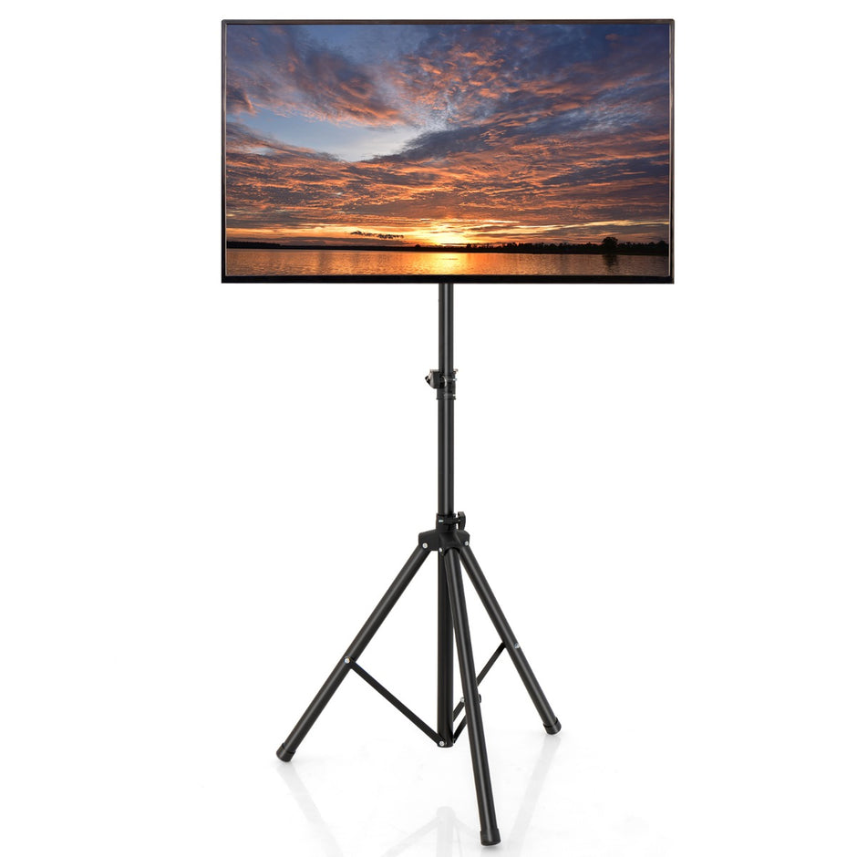Höjdjusterbart – TV ställ för tum plasma/LCD/LED och platt skärm upp till – 21-47 35 kg – Svart