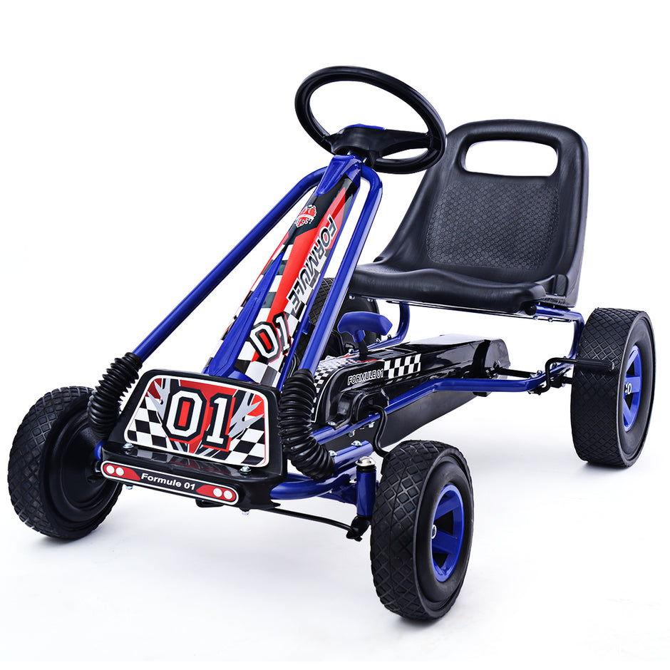 Pedal – Gokart Racing Barnbil Fordon Bil Gocart Seat Outside – Blå